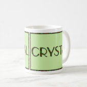 Aangepaste Kaleidoscope Name Mok - Crystal (Voorkant rechts)