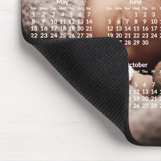 Aangepaste kalender 2016 muismatten foto toevoegen (Hoek)
