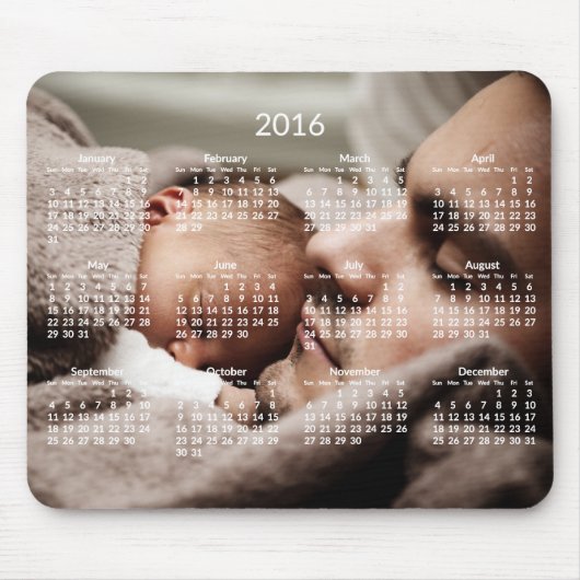 Aangepaste kalender 2016 muismatten foto toevoegen (Voorkant)