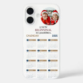 Aangepaste kalender 2025 Case-Mate iPhone case (Achterkant)