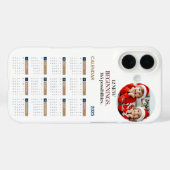 Aangepaste kalender 2025 Case-Mate iPhone case (Achterkant (horizontaal))