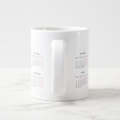 Aangepaste kalender 2025 grote koffiekop (Achterkant)