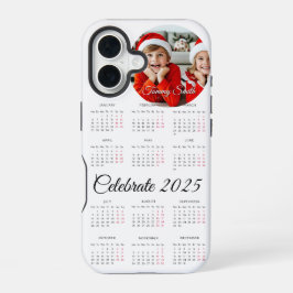 Aangepaste kalender 2025 iPhone 16 hoesje