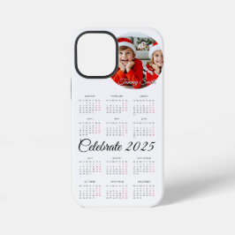 Aangepaste kalender 2025 iPhone 12 mini hoesje