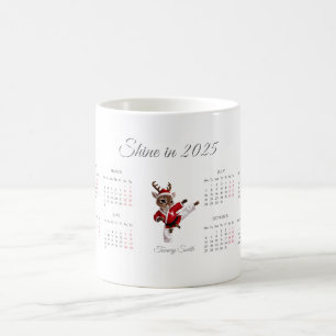 Aangepaste kalender 2025 koffiemok