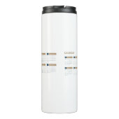 Aangepaste kalender 2025 thermosbeker (Achterkant)