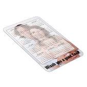 Aangepaste kalender + eigen foto / achtergr. / tek magneet (Rechterzijde)