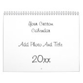 Aangepaste kalender foto en tekst toevoegen (Hoes)