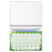 Aangepaste kalender geschilderde seizoenen (Mar 2027)
