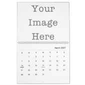Aangepaste kalender met uw foto's (Mar 2027)