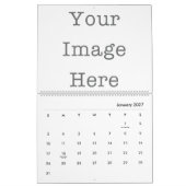 Aangepaste kalender met uw foto's (Jan 2027)