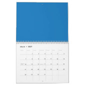 Aangepaste kalender | Twee pagina's | Levendig | P (Mar 2027)