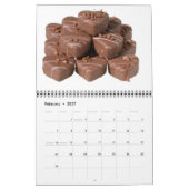 Aangepaste kalender voor de liefde voor chocolade (Feb 2027)