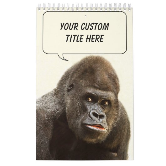 Aangepaste kalender voor grappige en kalkoenen (Hoes)