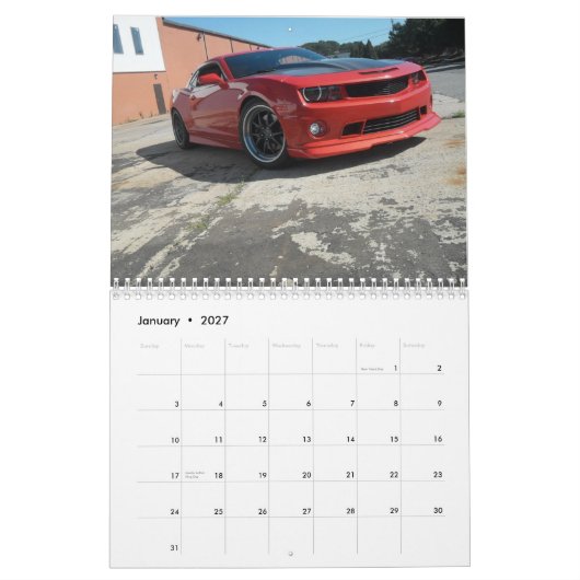 Aangepaste kalender voor topprestaties! (Jan 2027)