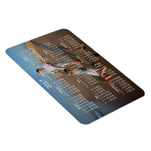 Aangepaste kalenders 2017 Grote Flexibele Magneten (Rechterzijde)