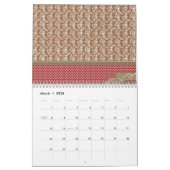 Aangepaste kalenders en esthetische geïllustreerde kalender (Mar 2026)