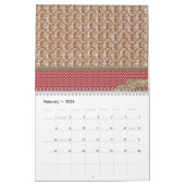 Aangepaste kalenders en esthetische geïllustreerde kalender (Feb 2026)