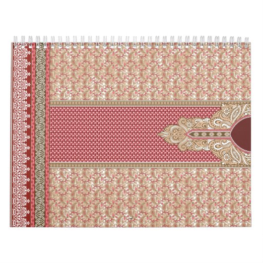 Aangepaste kalenders en esthetische geïllustreerde kalender (Hoes)