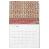 Aangepaste kalenders en esthetische geïllustreerde kalender (Mar 2027)