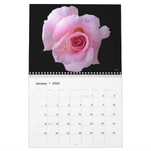 Aangepaste kalenders met 2 pagina's kalender (Jan 2026)