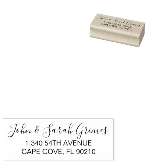 Aangepaste kalligrafie adres rubber stempel, bruil rubberstempel (Gestempeld)