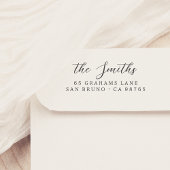 Aangepaste kalligrafie Naam Adresstempel Zelfinktende Stempel