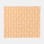 Aangepaste kalligrafie naam fleece deken (Voorkant (Horizontaal))