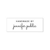 Aangepaste Kalligrafie Script Naam Sjabloon Handge Rubberstempel (Afrduk)