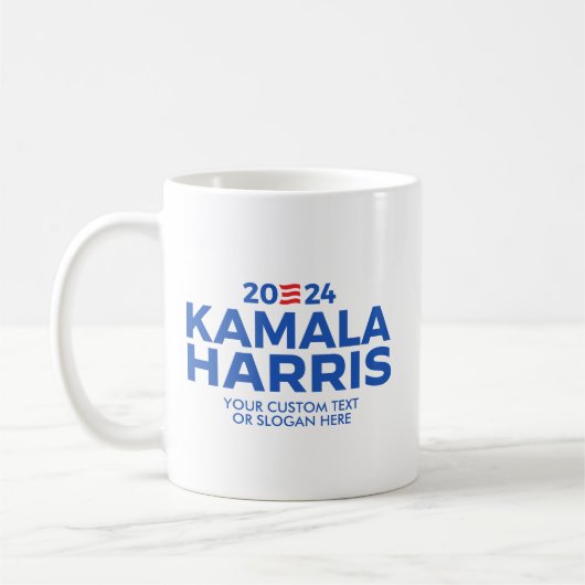 Aangepaste Kamala Harris 2024 Koffiemok (Links)