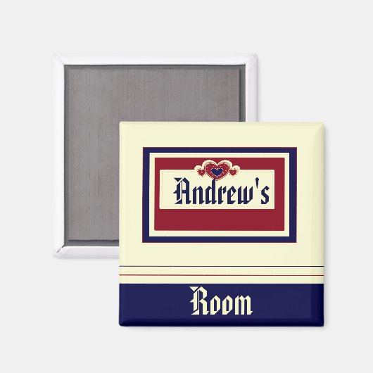 AANGEPASTE KAMER Magneet (Voorkant / Achterkant)