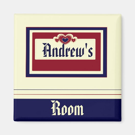 AANGEPASTE KAMER Magneet (Voorkant)