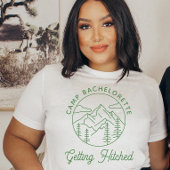 Aangepaste Kamp Bachelorette Bruid Gaat Trouwen T-shirt
