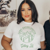 Aangepaste kamp Bachelorette Bruids Party Getting T-shirt