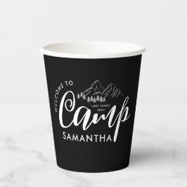 Aangepaste Kamp Bachelorette Feest Moderne Landeli Papieren Bekers