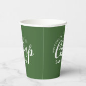 Aangepaste Kamp Bachelorette Feest Moderne Landeli Papieren Bekers (Rechts)