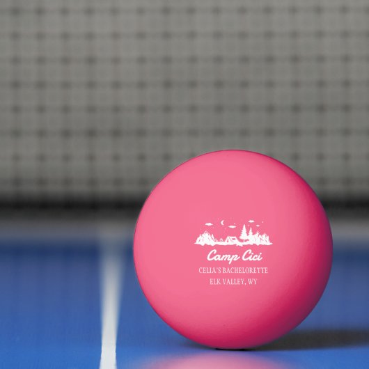 Aangepaste Kamp Bachelorette Feestje Ping Pong Bal Pingpongbal (Net)