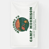 Aangepaste Kamp Bachelorette Party Meer Trip Spandoek (Verticaal)