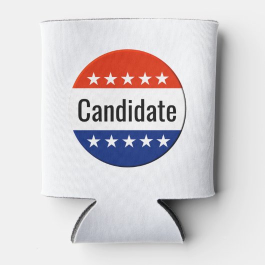 Aangepaste kandidaat-campagne 2024 Verkiezing Blikjeskoeler (Voorkant)