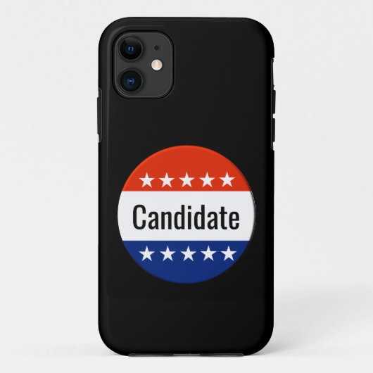 Aangepaste kandidaat-campagne 2024 Verkiezing Case-Mate iPhone Case (Achterkant)