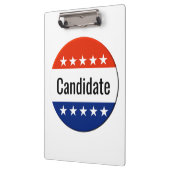 Aangepaste kandidaat-campagne 2024 Verkiezing Klembord (Links)