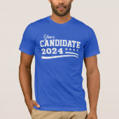 Aangepaste kandidaatnaamcampagne t-shirt (Voorkant)