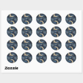 Aangepaste Kanker Zodiac Sign Envelope Sticker (Vel)
