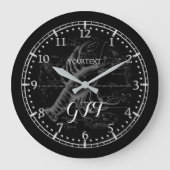 Aangepaste  kankersterft Zodiac Grote Klok (Voorkant)