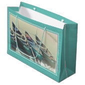 Aangepaste kanovendag op elke leeftijd groot cadeauzakje (Voorkant Gekanteld)