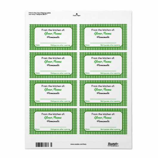Aangepaste kantelbare tekens Groene controles toev Etiket (Full Sheet)
