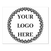 Aangepaste kantoor branding grote rubber logo stem rubberstempel (Afrduk)