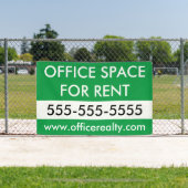 Aangepaste Kantoor Huur Commercieel Vastgoed Spandoek (Insitu)