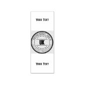 Aangepaste Kantoor School College Verticale Statio Rubberstempel (Afrduk)