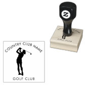 Aangepaste kantoor van moderne golfcountryclub rubberstempel (Gestempeld)